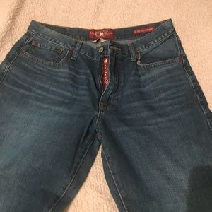 Lucky Brand men's 181 relaxed straight Jean sz 33